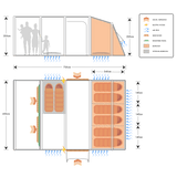 AirTek Delamere 6.0 Inflatable Family Tent Khyam