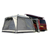 Motordome Kamper Hub Modular Quick Erect Drive Away Awning on white background