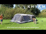 Family 6 Steel Pole Tent - 6/8 Man Tent